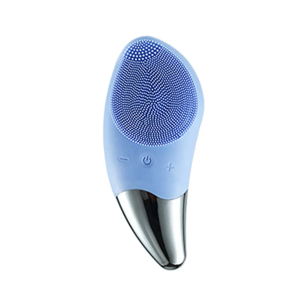 Waterproof Facial Cleansing Brush – Rechargeable Electric Face Scrubber & Exfoliating Cleanser Brush