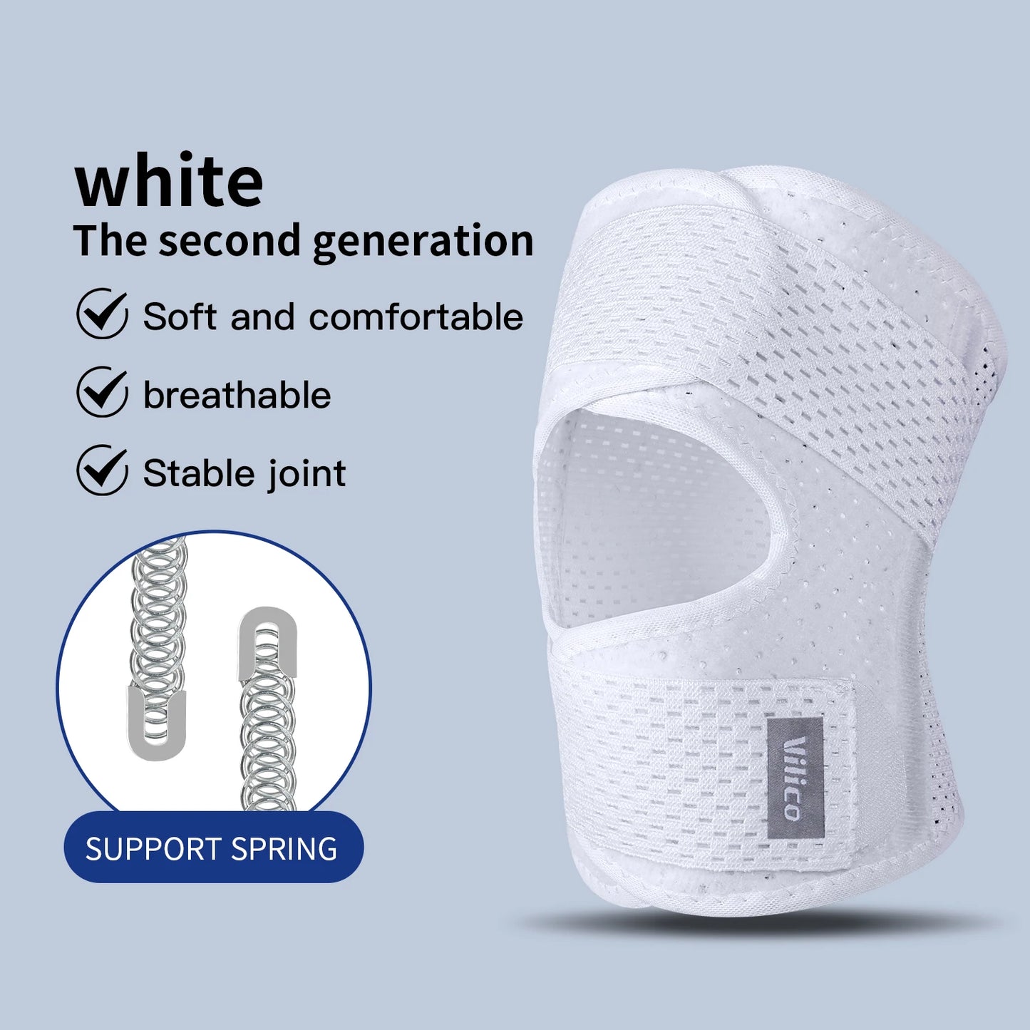 Pressurized Elastic Compression Knee Pad – Non-Slip Sports Support & Recovery Brace