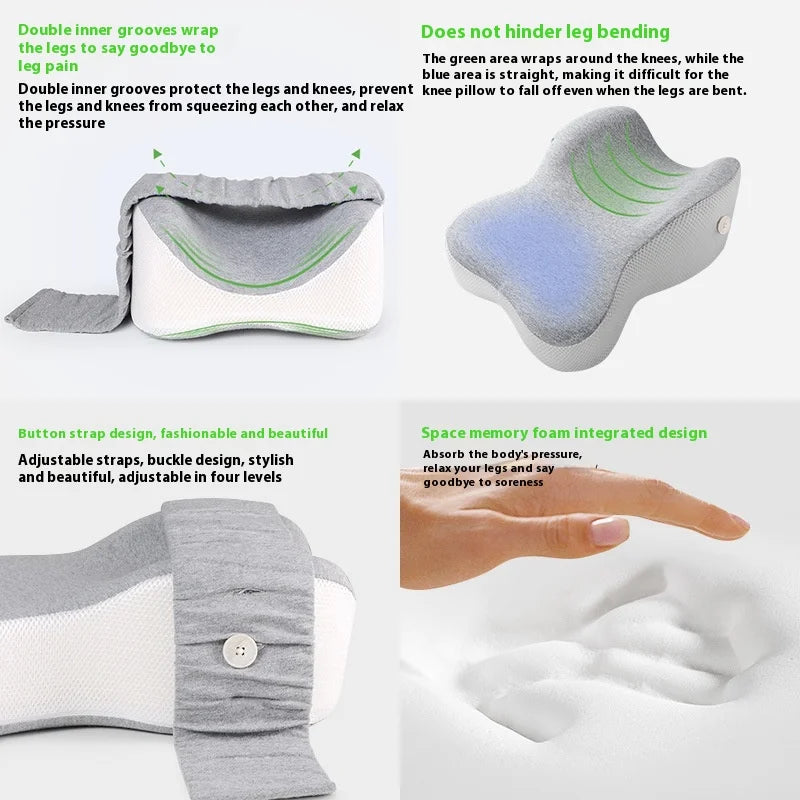 Orthopedic Slow-Rebound Memory Cotton Leg Pillow