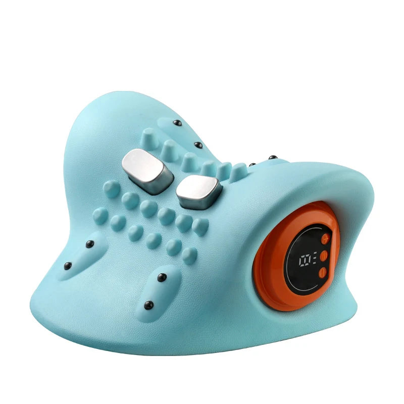 Electric Finger-Pressure Neck & Shoulder Massage Pillow