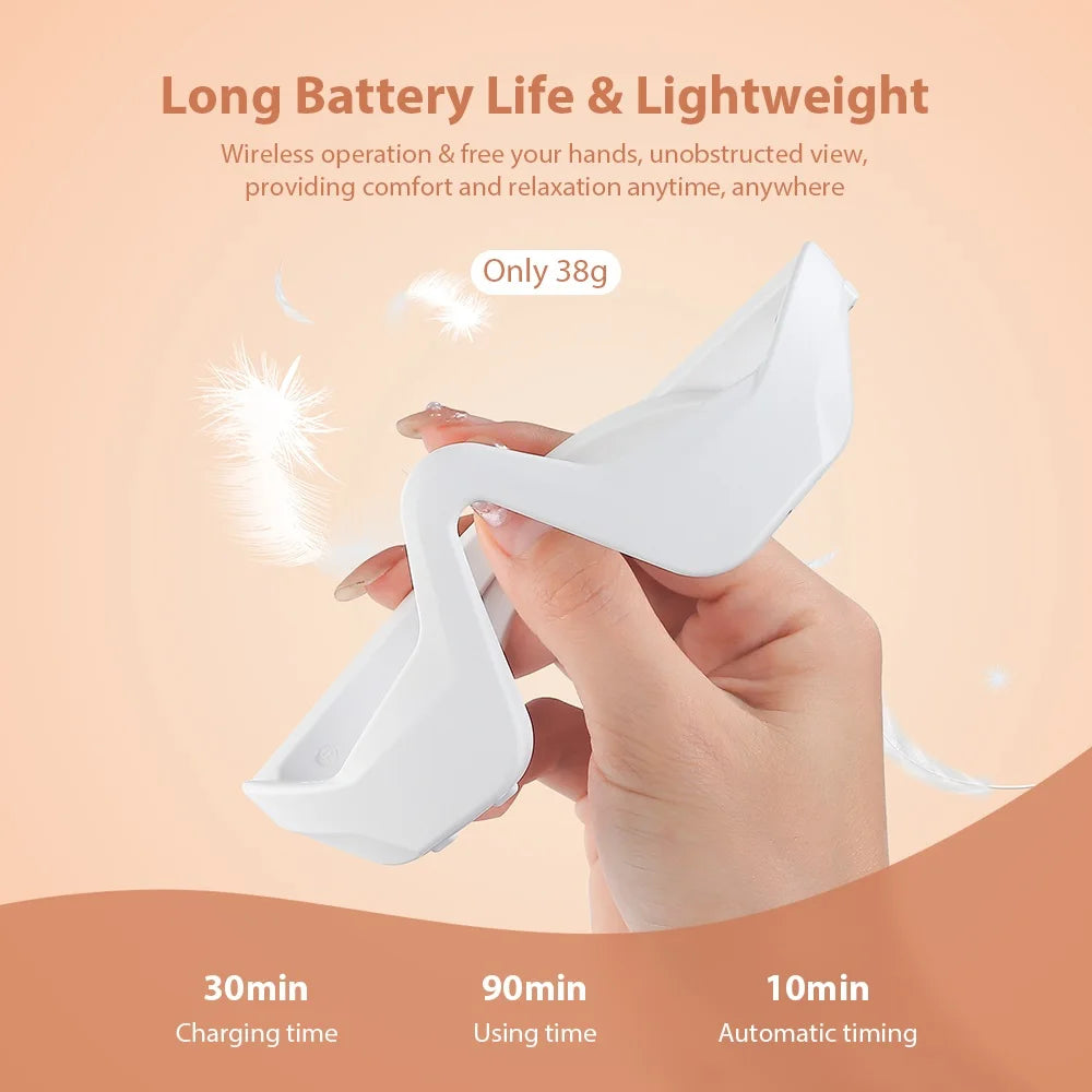 3D Eye Massager for Relaxation – Fatigue Relief, Dark Circle Lightening, and Fine Line Smoothing