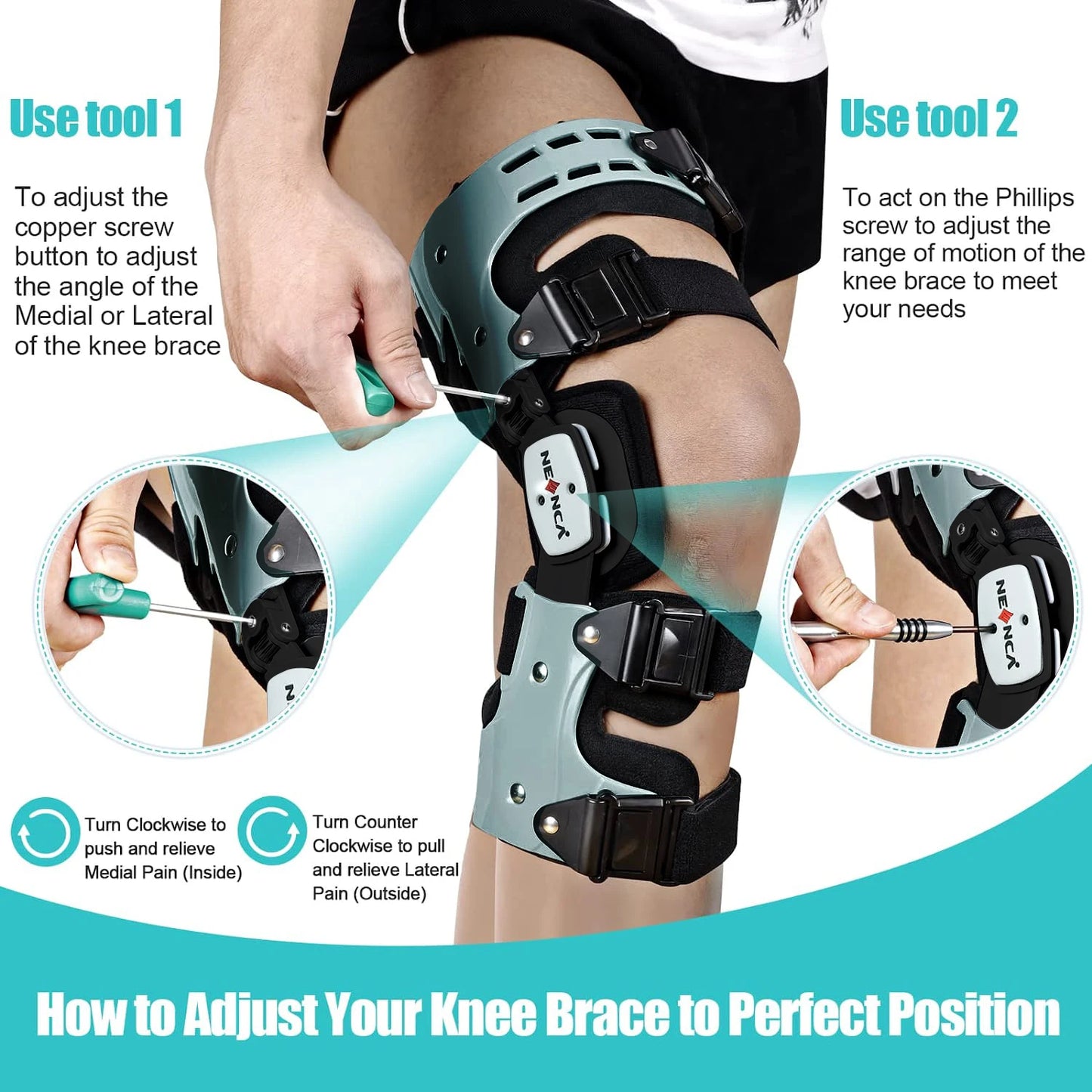 Unloader Knee Brace – Adjustable Support for Arthritis Pain, Osteoarthritis, Cartilage Defect & Avascular Necrosis Relief