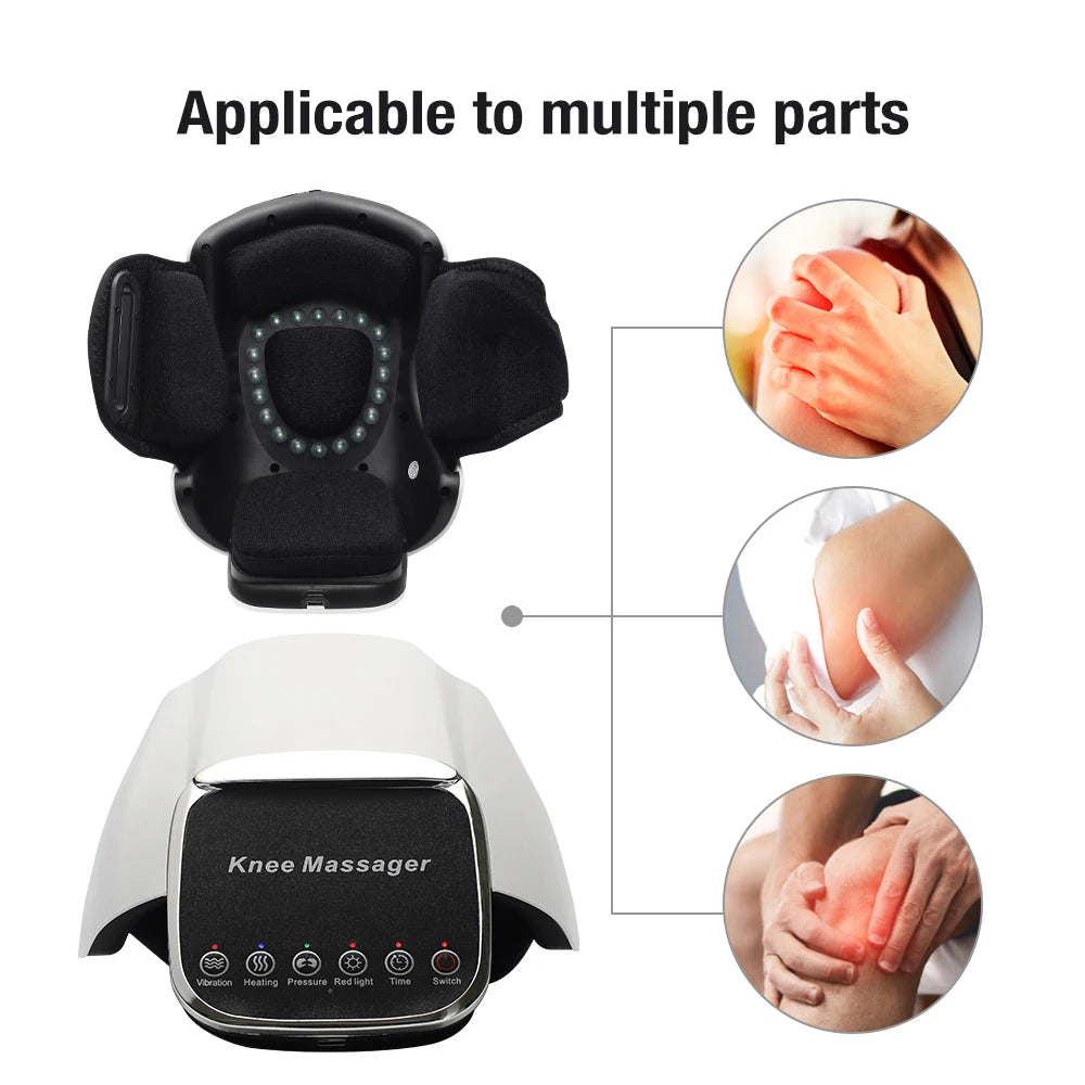 Smart Heated Knee Massager – Infrared Laser Therapy & Hot Compress for Knee, Elbow, Shoulder Joint Pain Relief