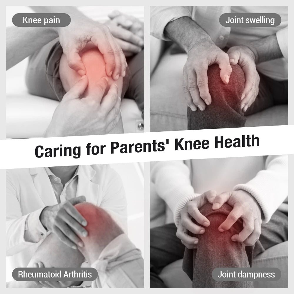 Smart Heated Knee Massager – Infrared Laser Therapy & Hot Compress for Knee, Elbow, Shoulder Joint Pain Relief