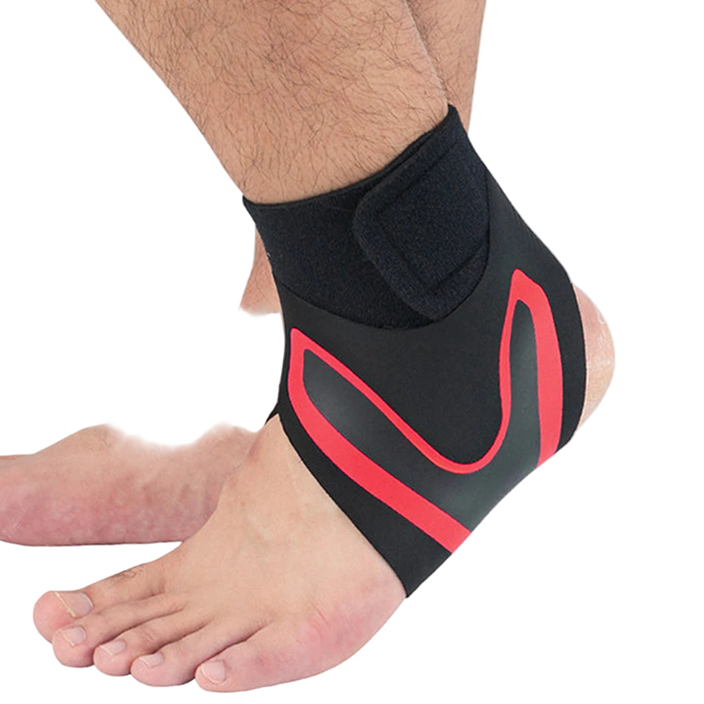 Adjustable Compression Ankle Sleeve – Elastic Ankle Brace Support for Sprains & Heel Protection