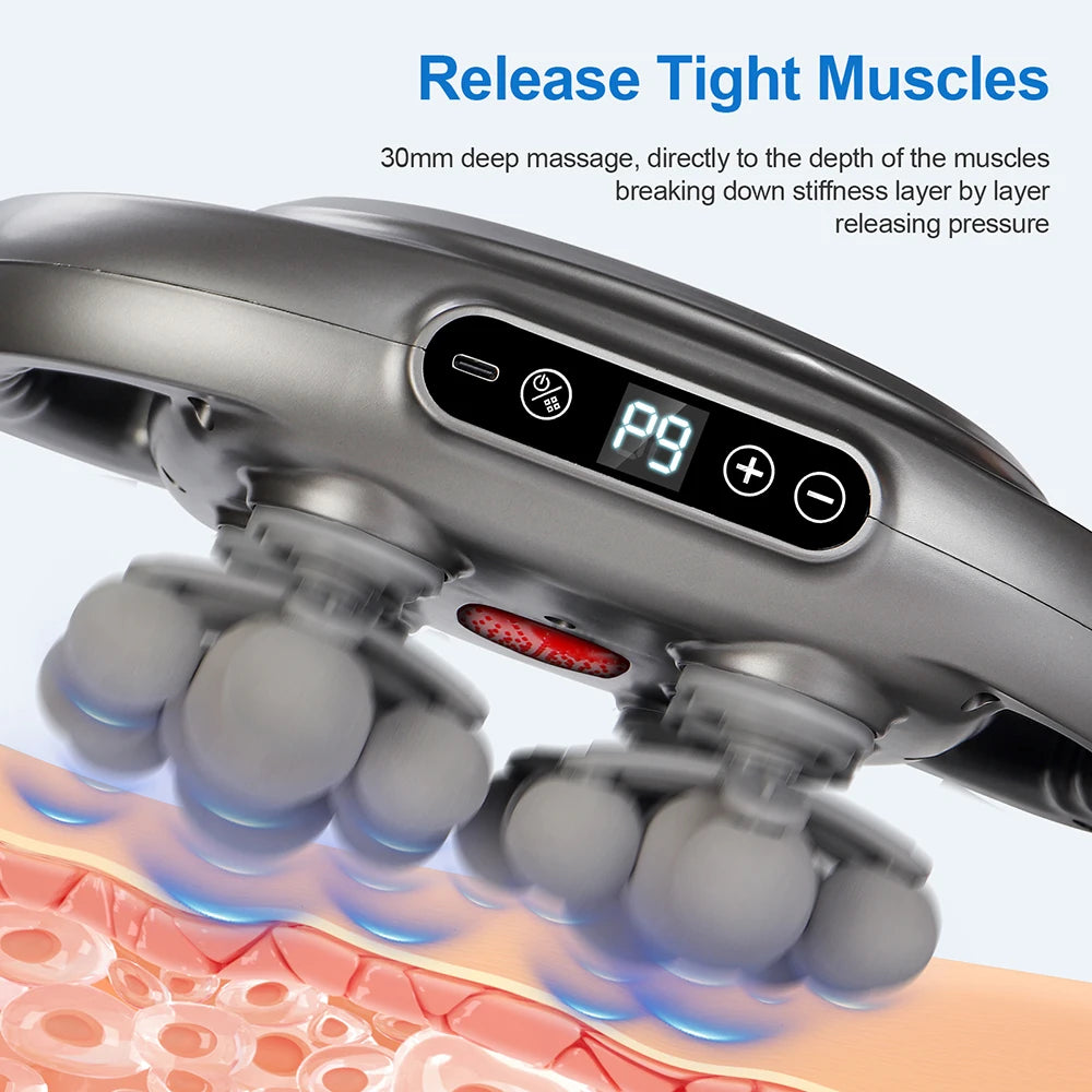 22-Head High-Frequency Vibration Fascia Massage Gun