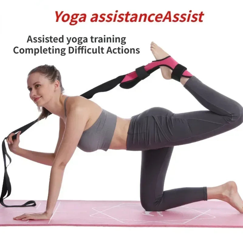 Yoga Leg Stretching Strap – Flexibility & Rehab Band for Plantar Fasciitis & Foot Care