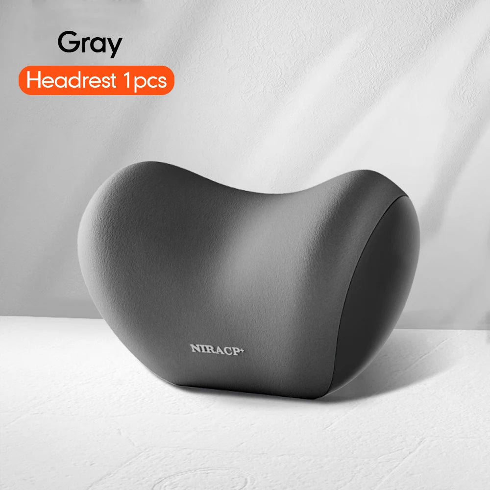 Car Seat Neck Pillow & Adjustable Lumbar Support