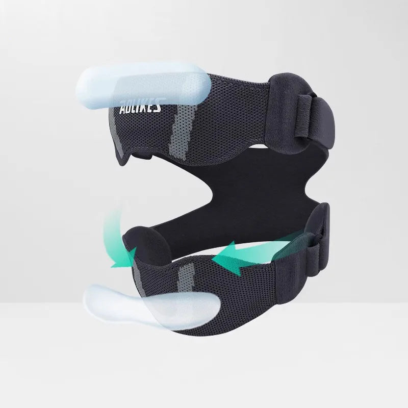 Patella Knee Strap with Silicone Pad – Adjustable Compression Brace for Patellar Tendon & Knee Pain Relief