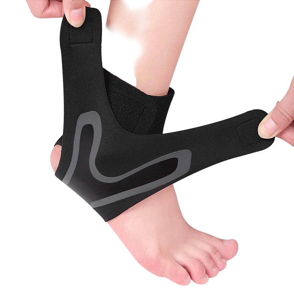 Adjustable Compression Ankle Sleeve – Elastic Ankle Brace Support for Sprains & Heel Protection