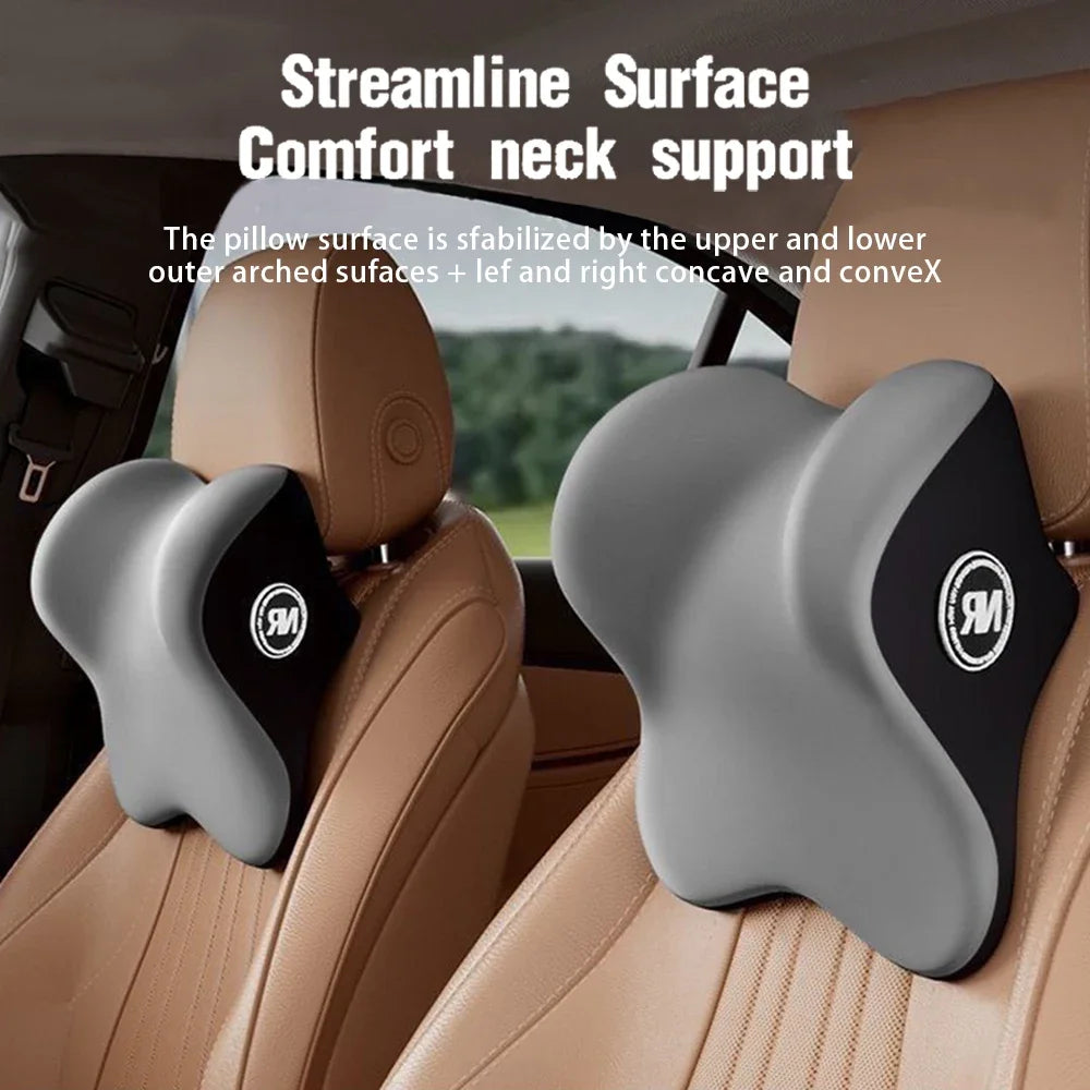 Car Headrest & Lumbar Support Pillow