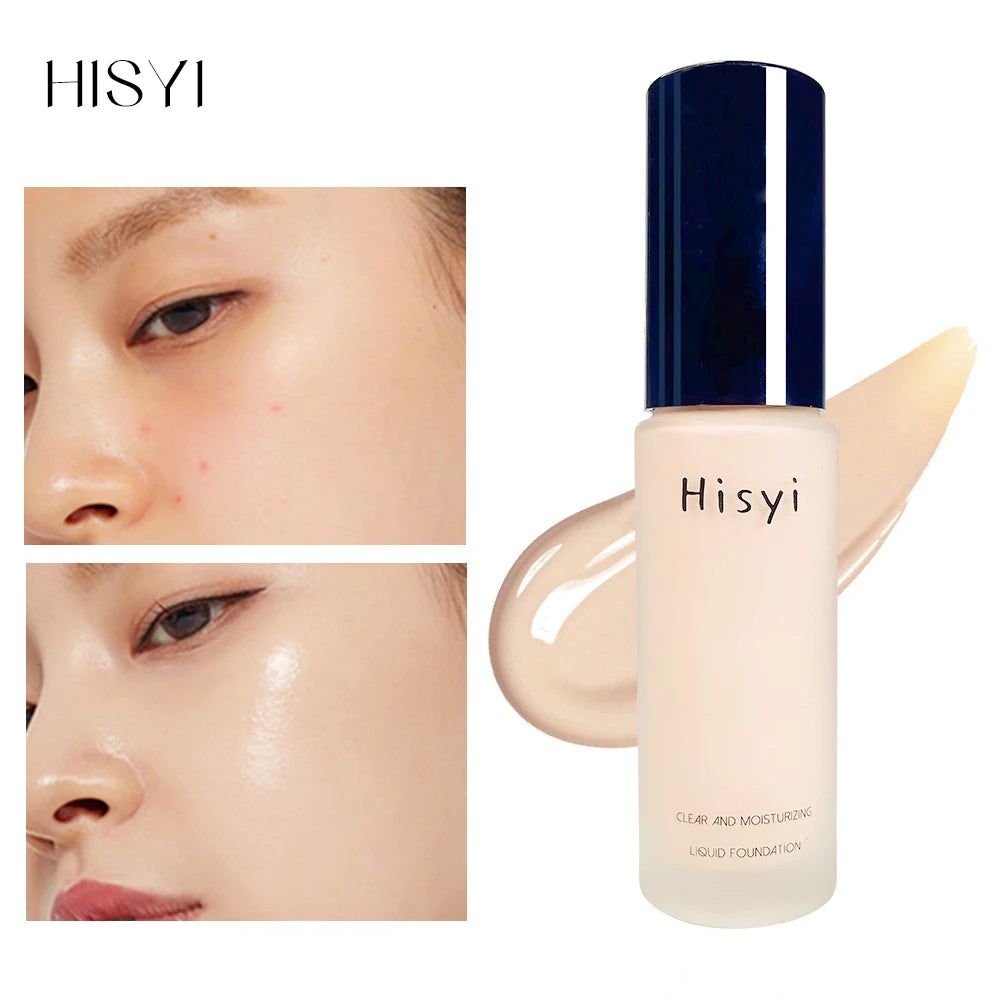 Liquid Foundation – Natural Lightweight Face Cream, Flawless Coverage, Conceals Blemishes, Non-Cakey Makeup Base