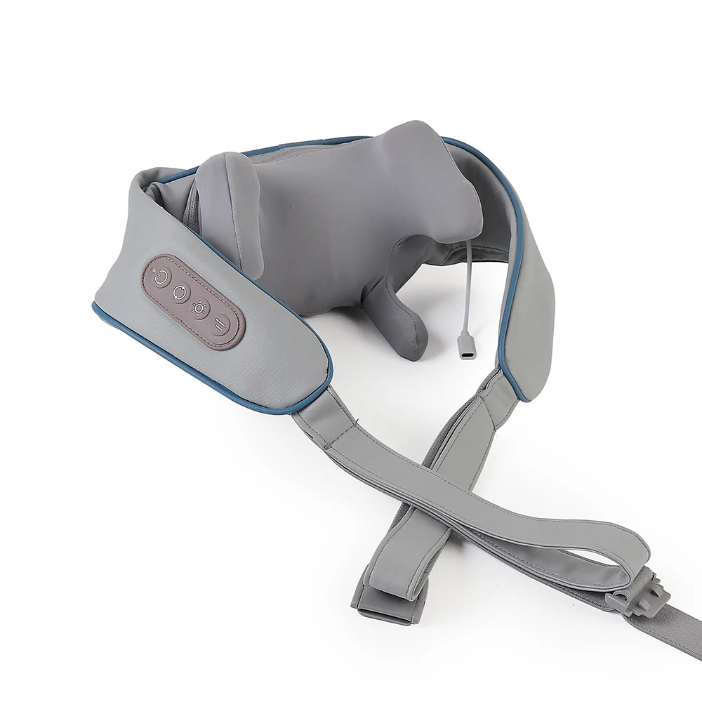 Foreverlily™ Wireless Neck & Back Massager – Hands-Free, Heated Massage Shawl for Deep Relief & Relaxation