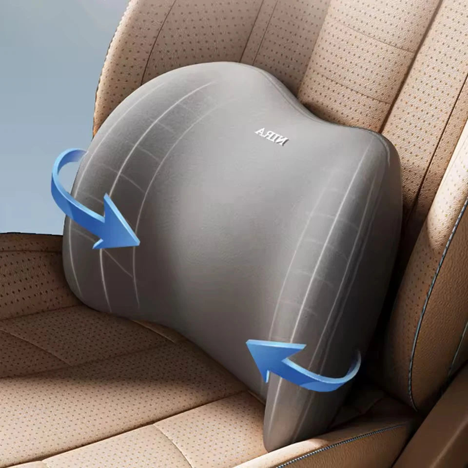 Car Seat Neck Pillow & Adjustable Lumbar Support