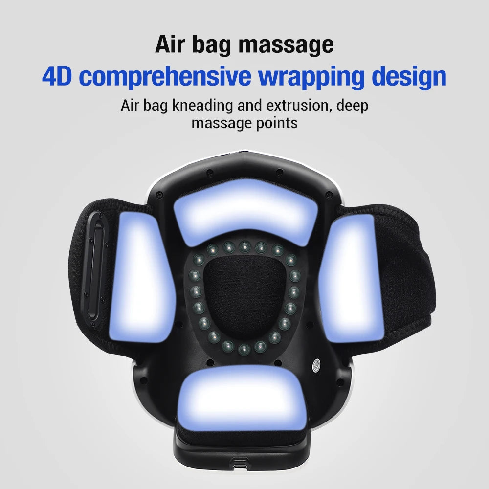 Smart Heated Knee Massager – Infrared Laser Therapy & Hot Compress for Knee, Elbow, Shoulder Joint Pain Relief