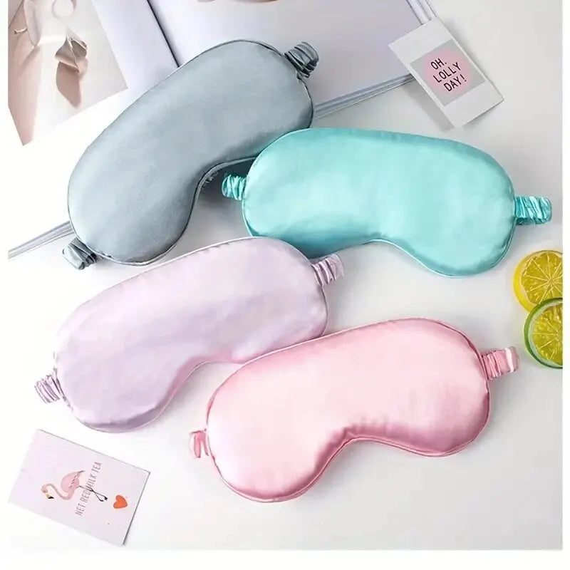 Double-sided Imitation Silk Breathable Light-Blocking Eye Mask