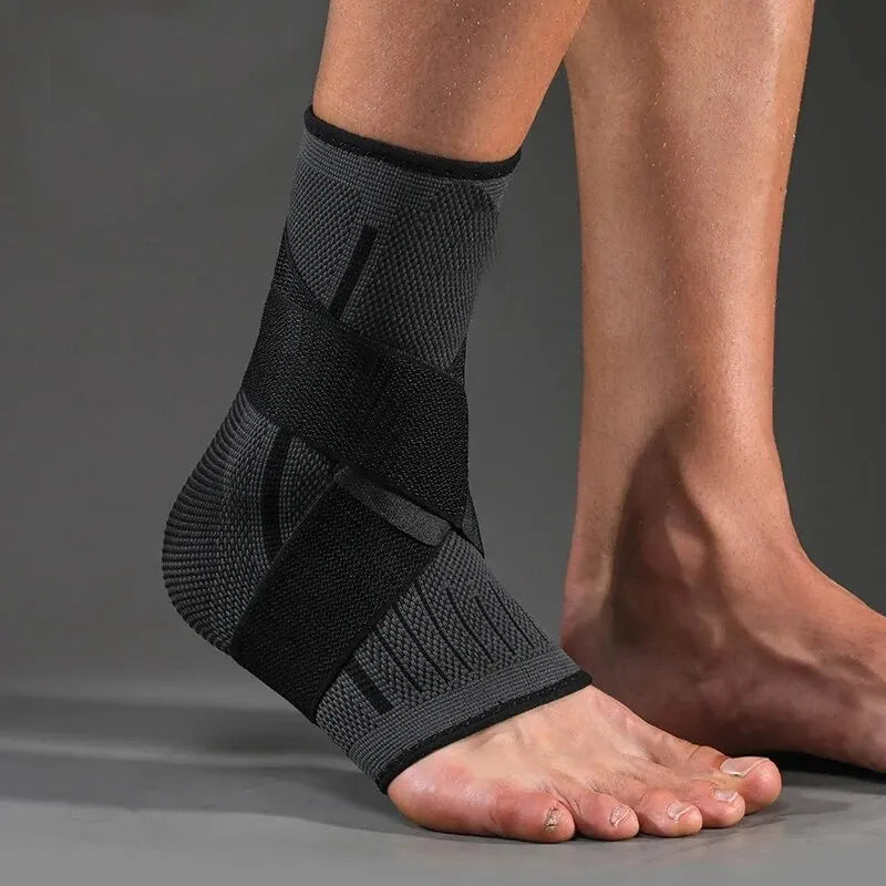 Adjustable Compression Ankle Support – Sports Ankle Brace for Running, Hiking & Basketball