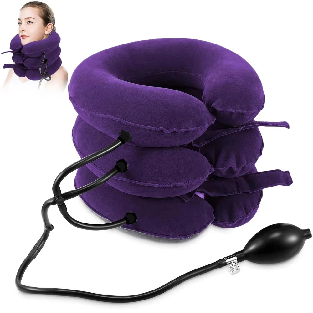 Cervical Neck Traction, Pain Relief Collar Brace