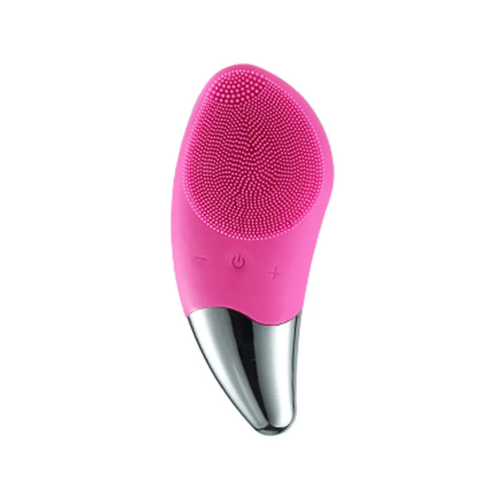 Waterproof Facial Cleansing Brush – Rechargeable Electric Face Scrubber & Exfoliating Cleanser Brush