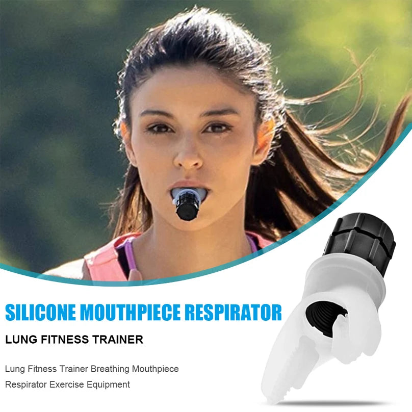 Breathing Trainer Lung Flexer – Durable Adjustable Fitness Exerciser to Increase Lung Capacity and Deep Breathing