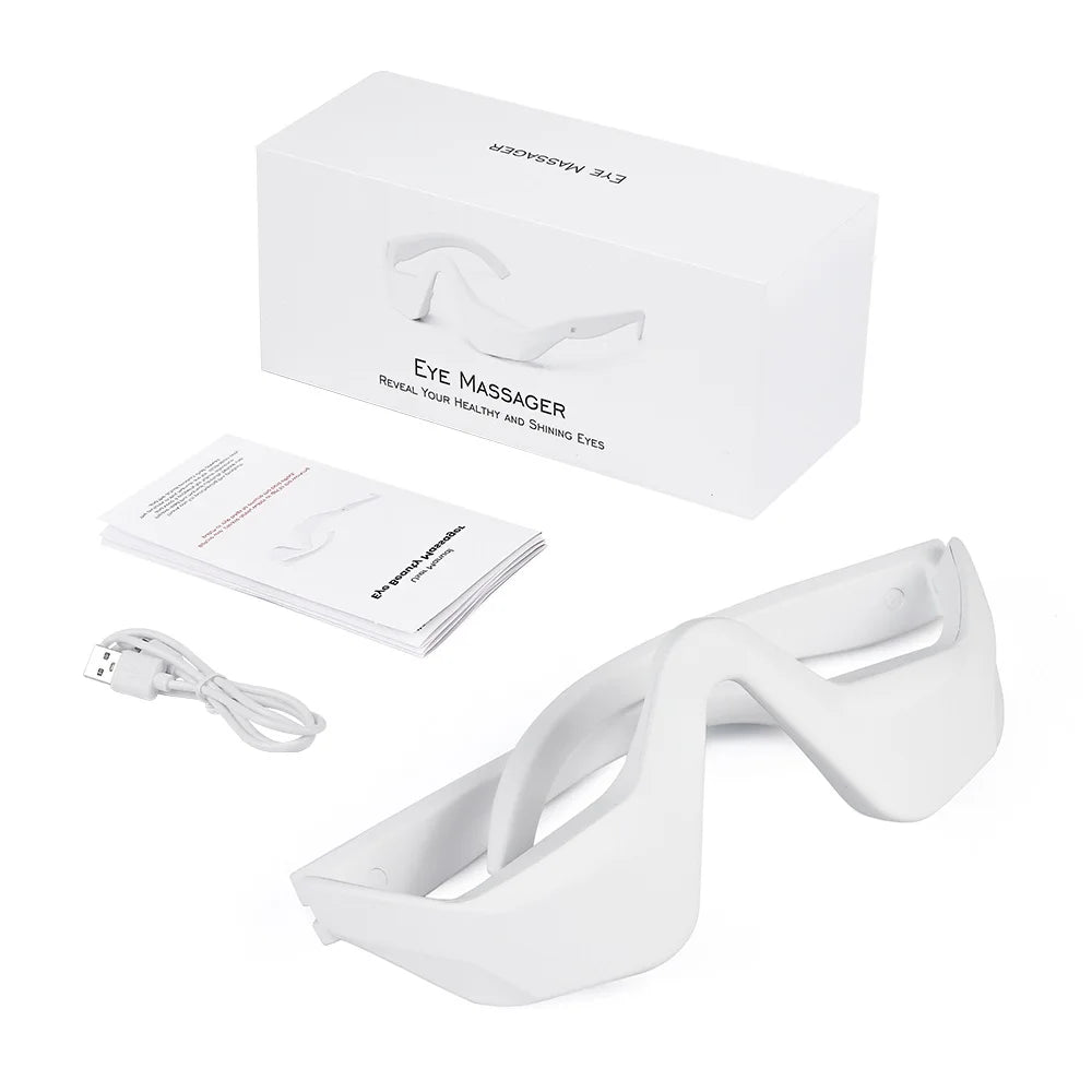 3D Eye Massager for Relaxation – Fatigue Relief, Dark Circle Lightening, and Fine Line Smoothing