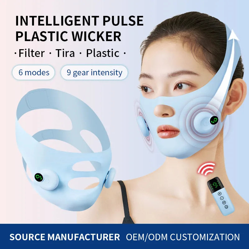Smart Pulse EMS Face Lifting Device – Microcurrent V Face Shaping, Skin Tightening & Anti-Wrinkle Facial Massager