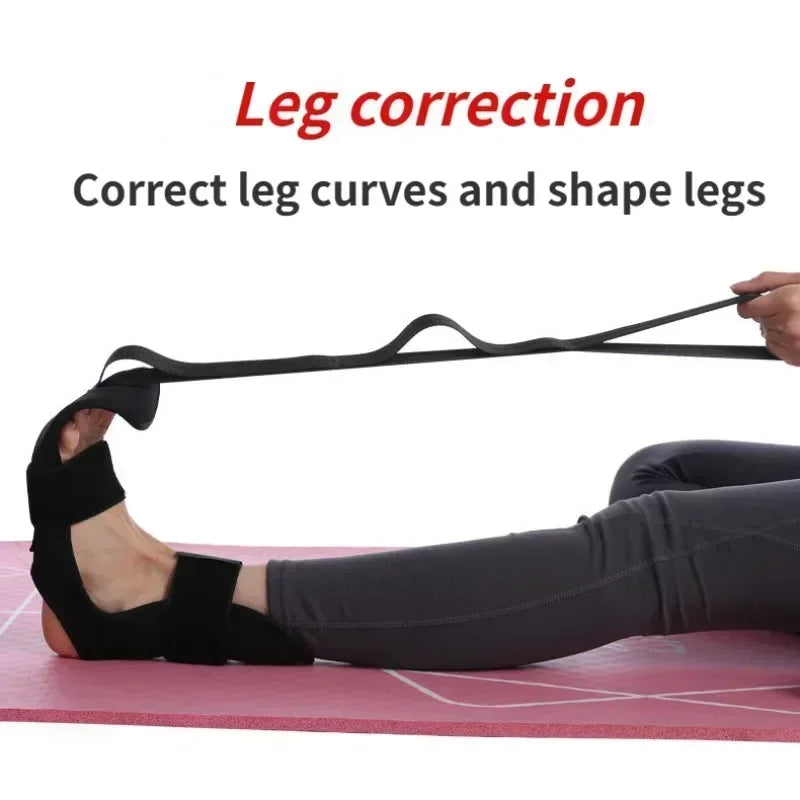 Yoga Leg Stretching Strap – Flexibility & Rehab Band for Plantar Fasciitis & Foot Care