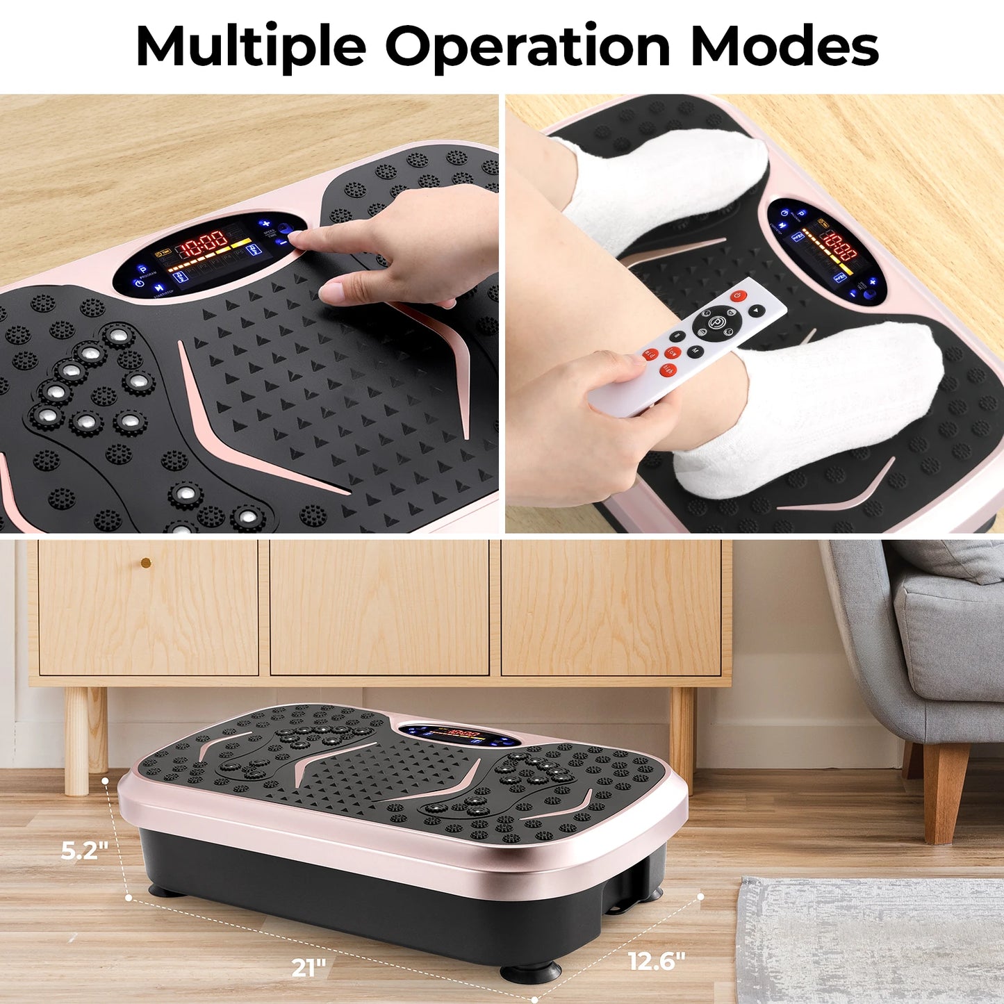 Vibration Plate Exercise Machine – Whole Body Workout Platform for Fitness & Lymphatic Drainage