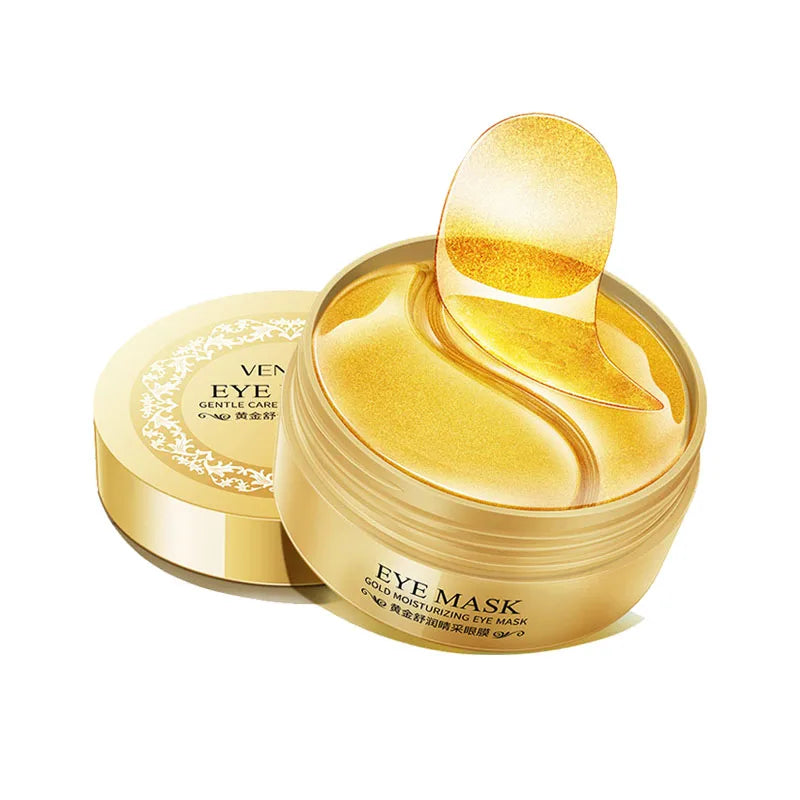 Seaweed Gold Collagen Under-Eye Mask – Anti-Aging, Moisturizing, Dark Circle & Puffiness Treatment