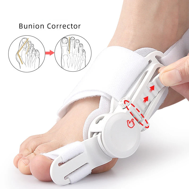 Hallux Valgus Bunion Corrector – Toe Separator & Foot Aligner for Bunions Relief and Toe Straightening