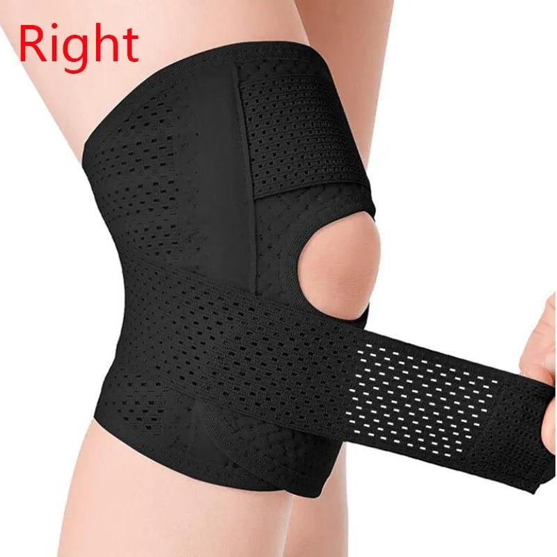Knee Brace with Side Stabilizers – Adjustable Support for Meniscus Tear, Joint Pain & Arthritis Relief