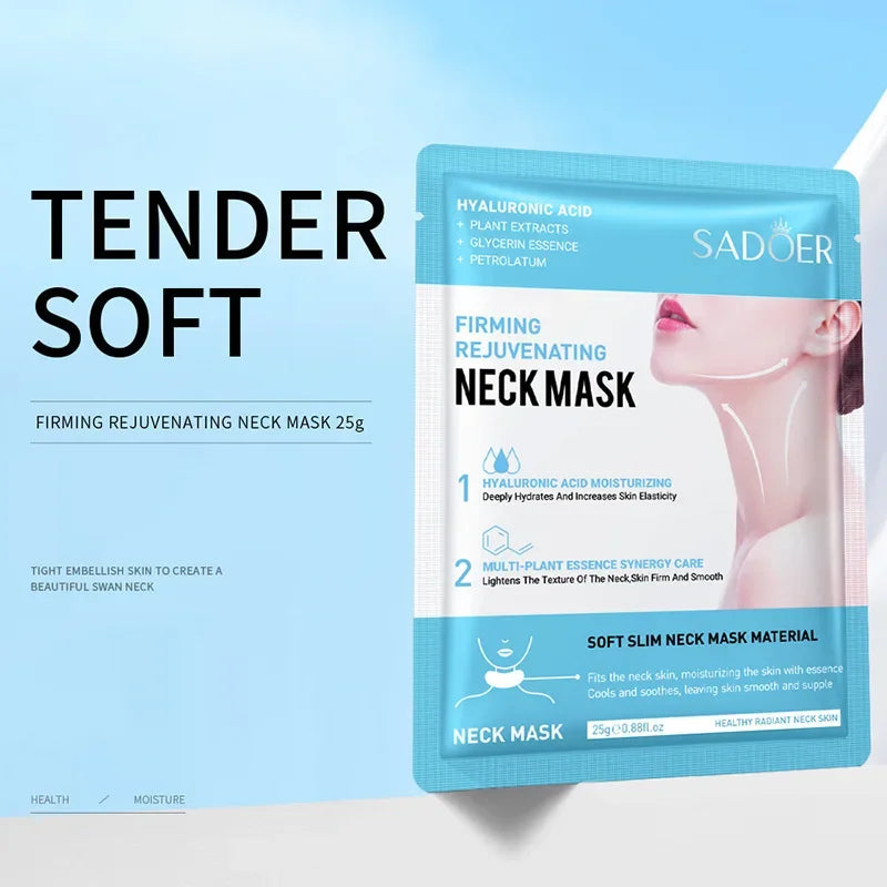 Hyaluronic Acid Collagen Neck Mask – Firming & Moisturizing Anti-Aging Skincare