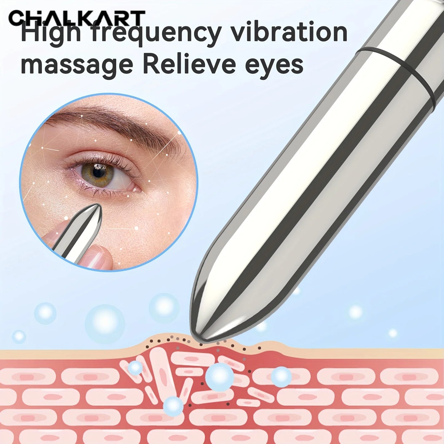 Mini Vibrating Facial and Eye Massager – Portable Lipstick-Size Beauty Device to Promote Lotion Absorption and Relaxation