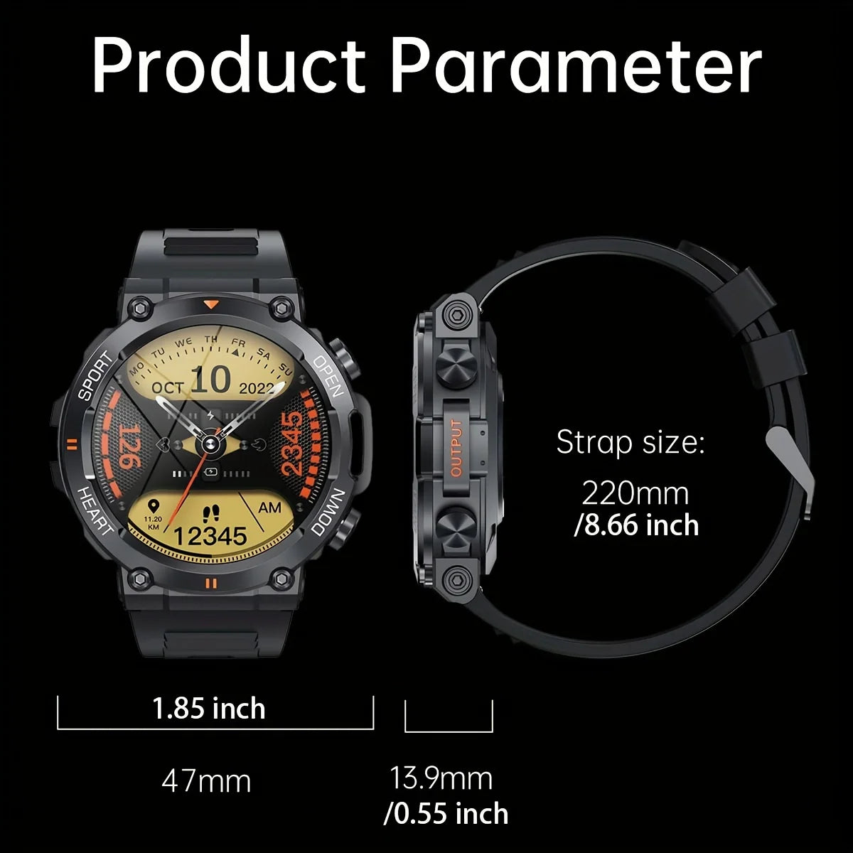 K56Pro Outdoor Smartwatch