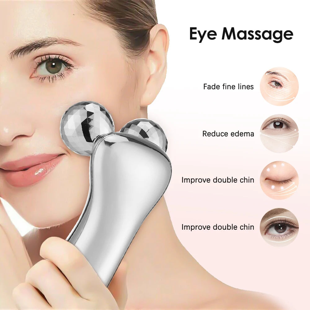 Electric Facial Microcurrent Beauty Device with LED Display – Face Lifting Roller Massager for Skin Tightening – Best Gift for Mom and Skincare Lovers
