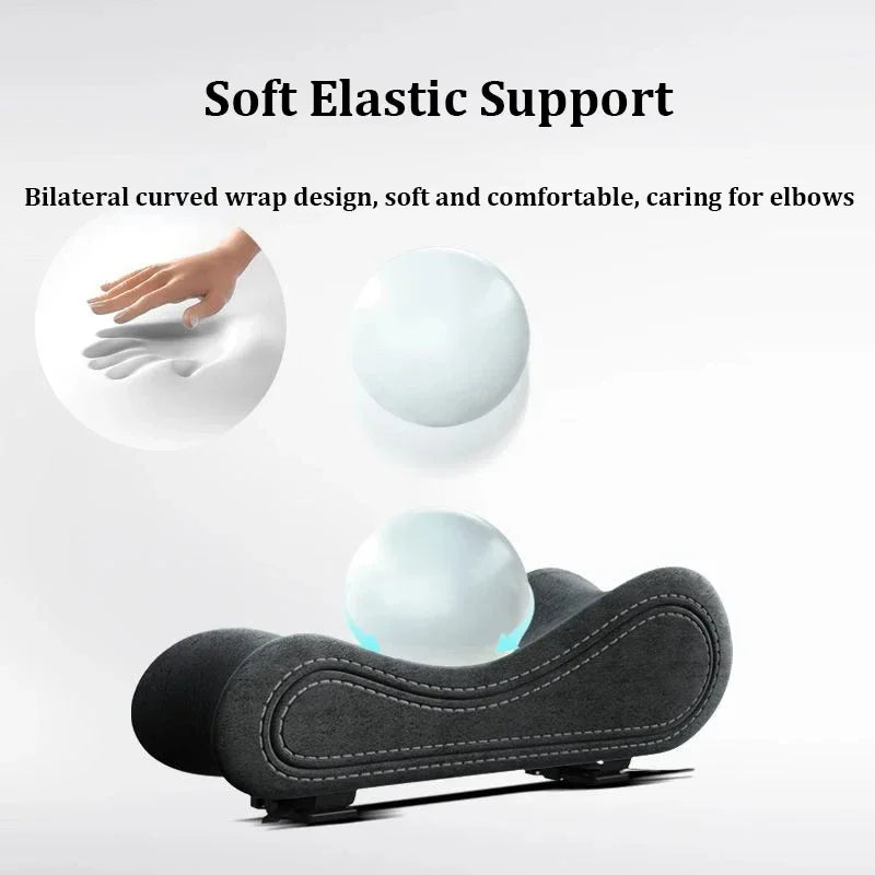 Memory Foam Armrest Pads – 1 Pair Chair Armrest Cushions for Elbow & Forearm Pressure Relief (Home & Office Use)