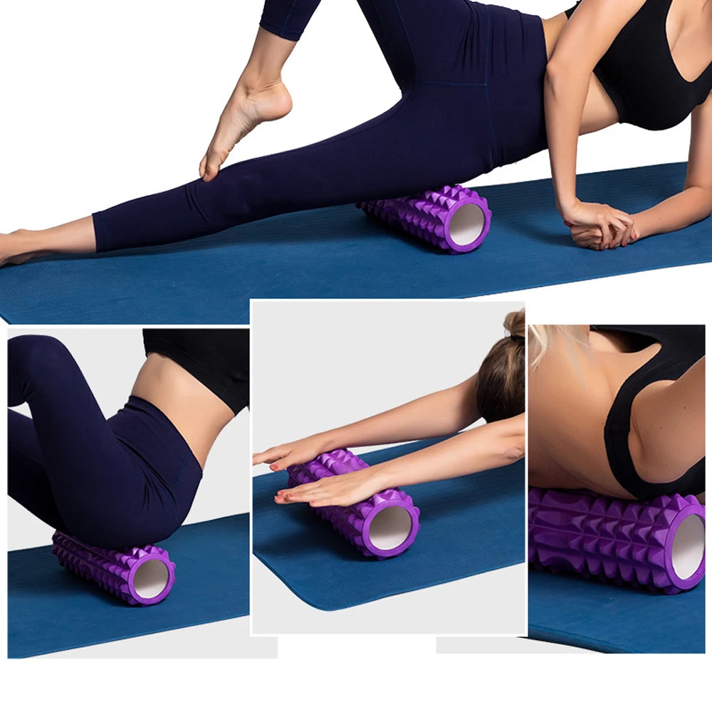 Foam Massage Roller – Hollow Yoga Column for Deep Tissue Massage, Fitness, & Physical Therapy