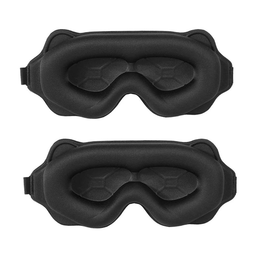 3D Sleep Mask – Blackout Eye Mask for Sleeping, Soft Breathable Travel Eyeshade & Night Sleep Aid