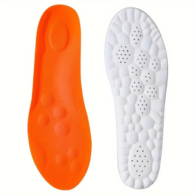 High Elasticity Latex Sport Insoles – Soft Orthotic Arch Support Shoe Pads, Breathable & Deodorant Inserts
