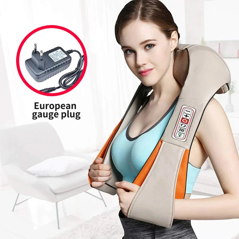 Neck and Shoulder Massager – Full-Body Massage Chair Pad for Car & Home Use