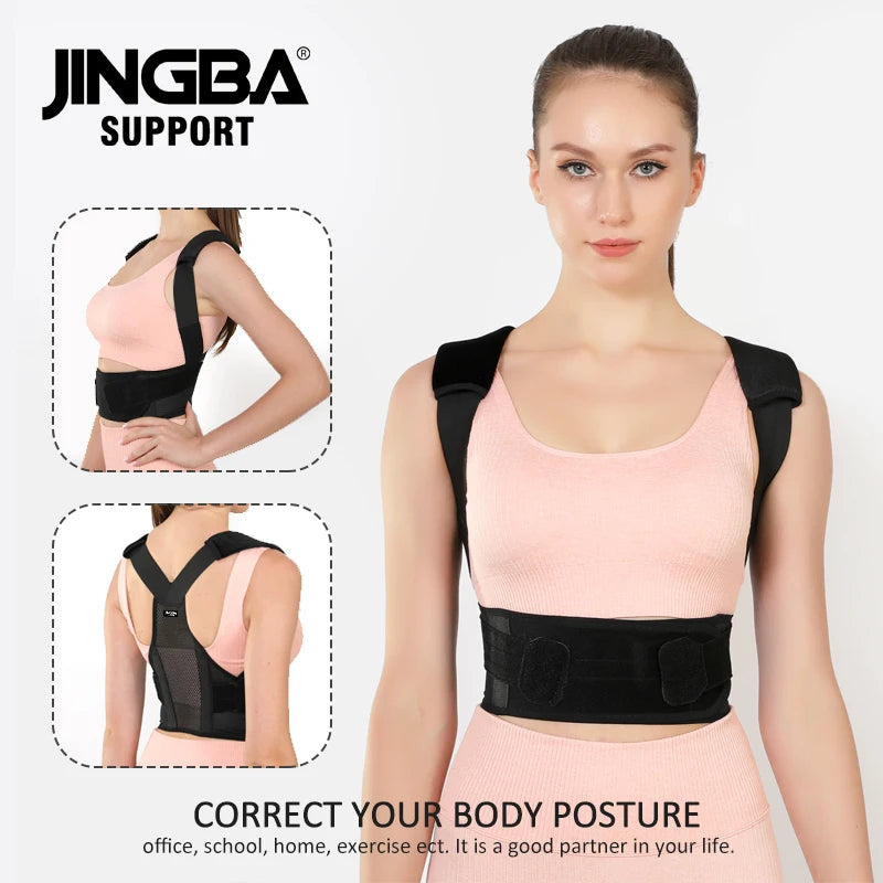 Fully Adjustable Upper Back Posture Corrector – Spine Straightener Brace
