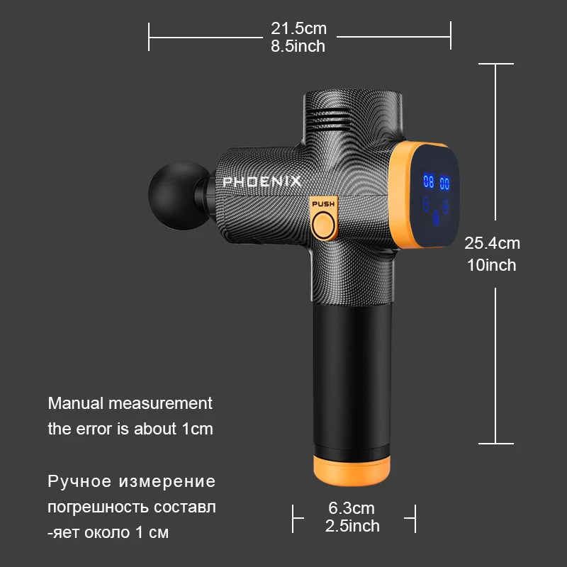 Phoenix A2 Massage Gun – Deep Tissue Percussion Massager for Muscle Relaxation & Recovery