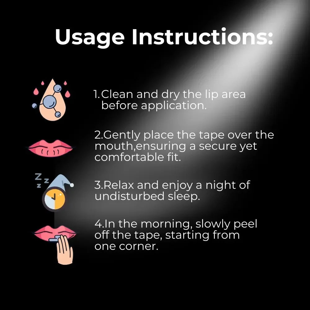 Gentle Mouth Tape for Sleeping