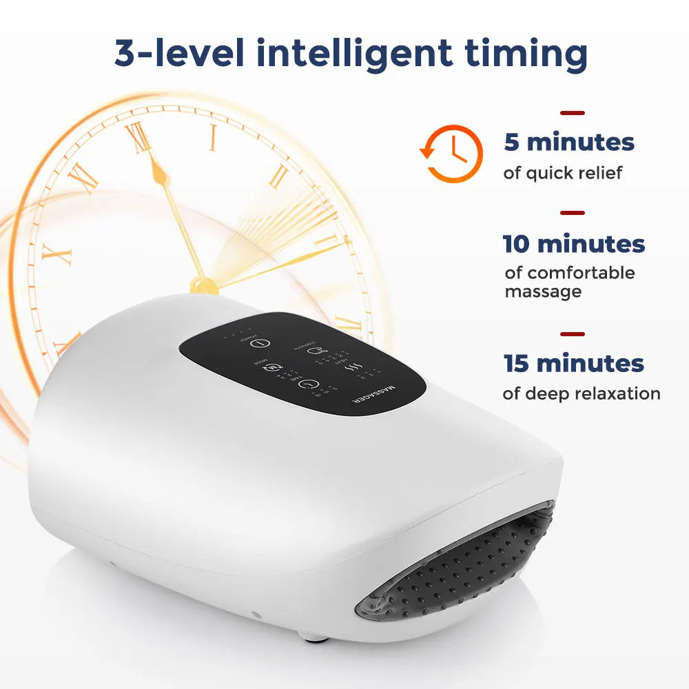 Electric Airbag Hand Massager with Hot Compress & Deep Kneading