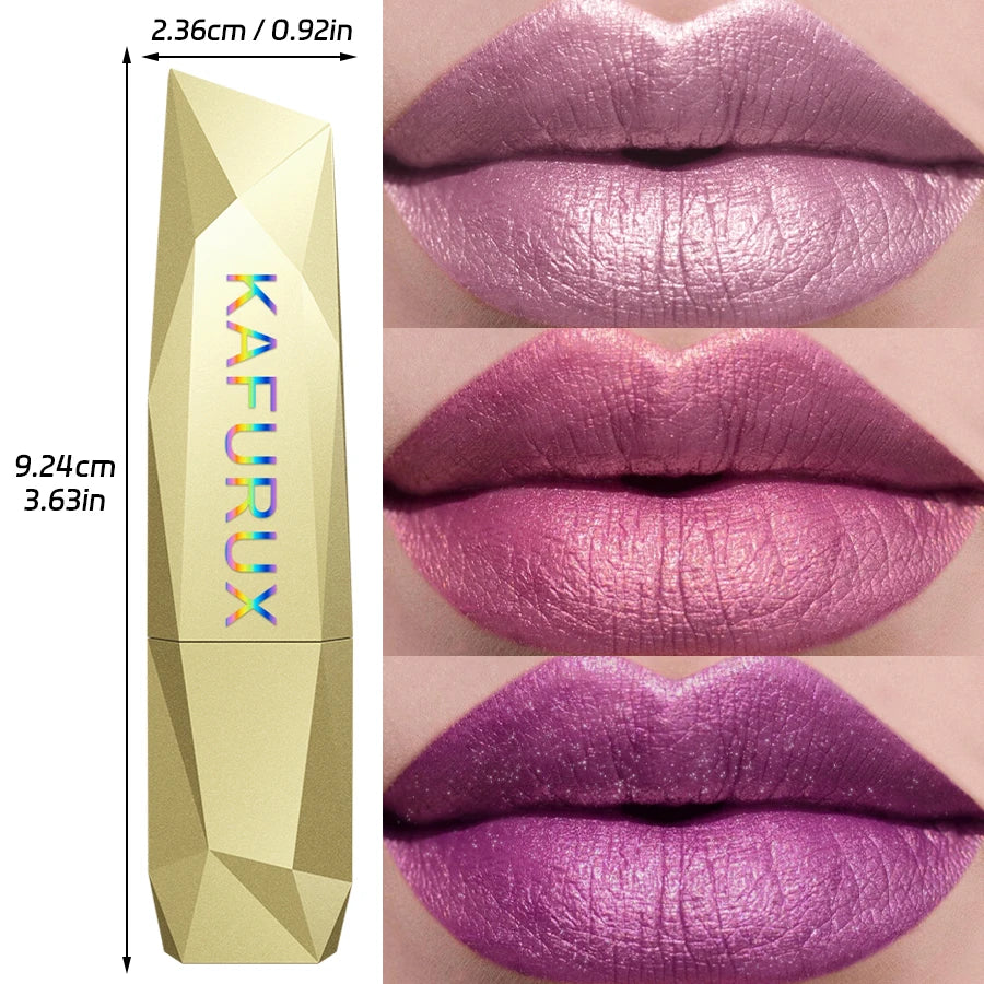 Bold & Intense Glitter Metallic Lipstick