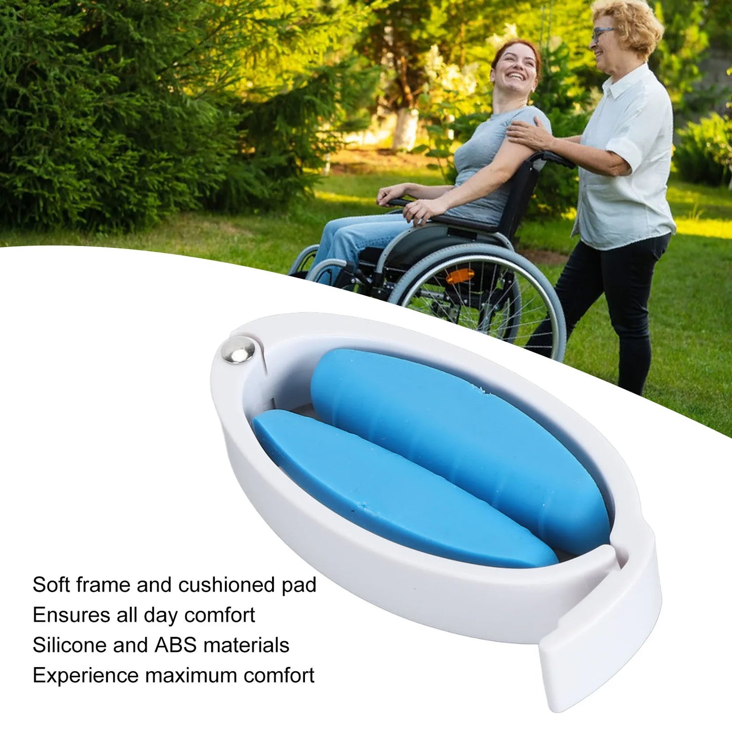 Male Urinary Incontinence Clamp – Adjustable Soft Silicone Incontinence Clip for Men, Prevents Leakage & Provides Comfortable Care