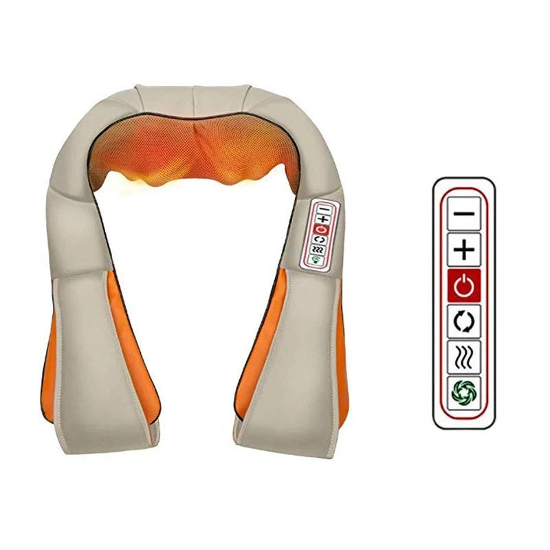 Neck and Shoulder Massager – Full-Body Massage Chair Pad for Car & Home Use