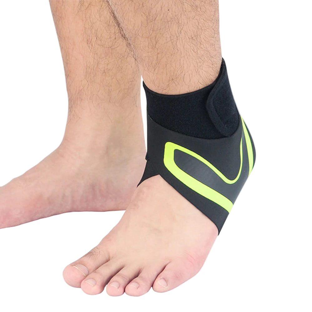 Adjustable Compression Ankle Sleeve – Elastic Ankle Brace Support for Sprains & Heel Protection