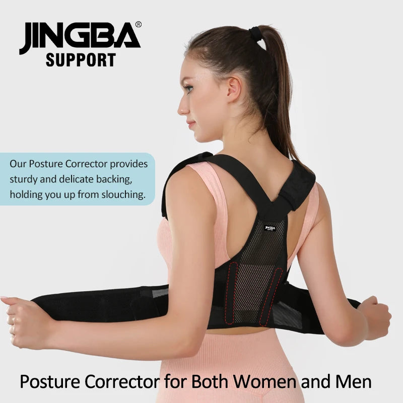 Fully Adjustable Upper Back Posture Corrector – Spine Straightener Brace