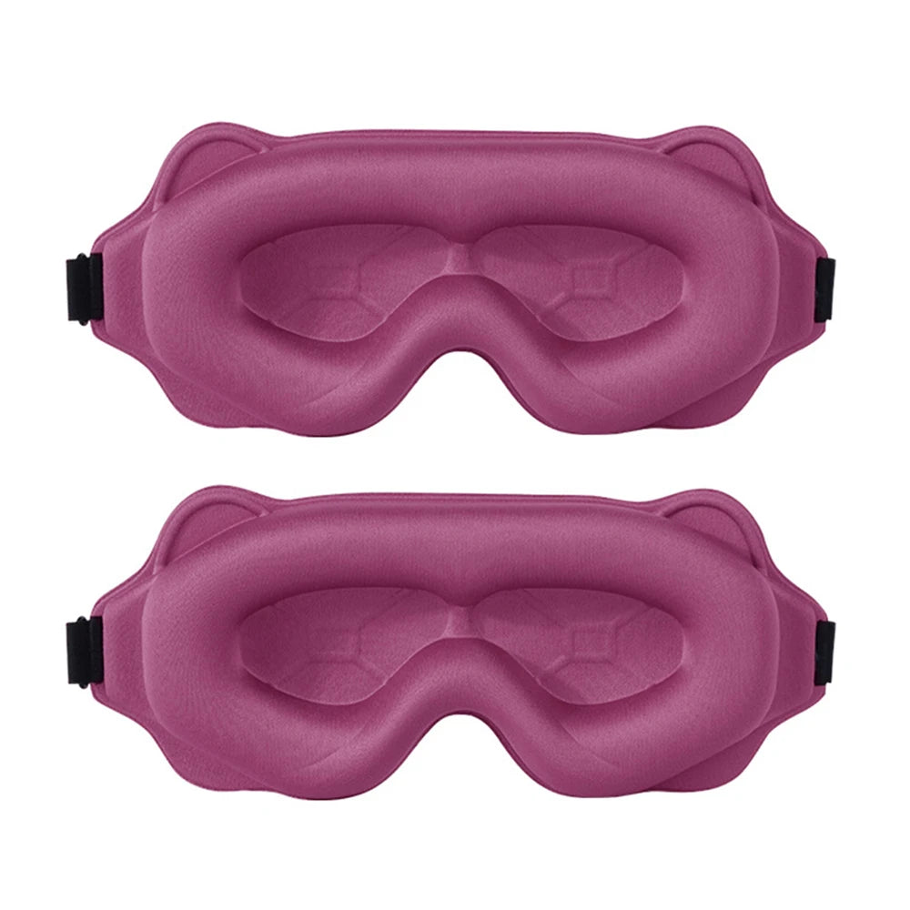 3D Sleep Mask – Blackout Eye Mask for Sleeping, Soft Breathable Travel Eyeshade & Night Sleep Aid